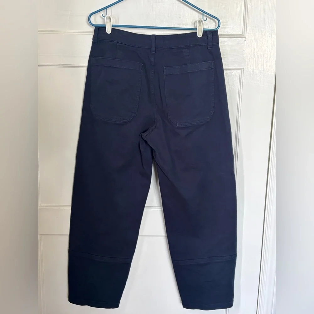everlane | the utility barrel pant (tall) - navy - Picture 9 of 16